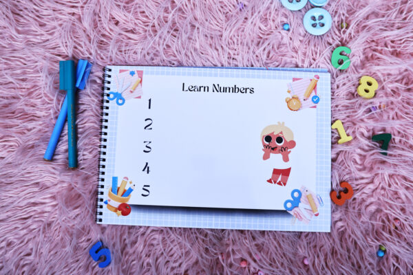 Counting & Numbers – A Fun Velcro Activity Book for Early Math Skills! - Image 2