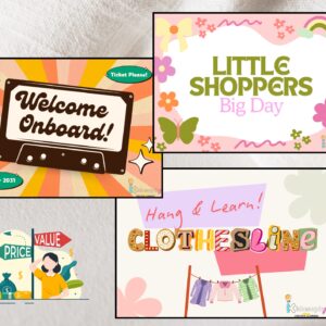 Bus Boarding, My Clothesline & Shopping list - Set of 3 Value Bundle – Fun Activities for Memory & Logical Thinking!